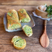 Pan baguette con ajo