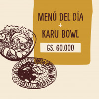 Combo menu 1 + karu bowl