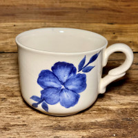 Tazas de té flor azul