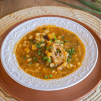 Locro con osobuco