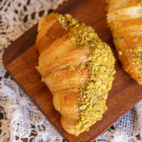 Croissant con pistacho