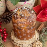 Panettone alto de chocolate y naranja 500gr