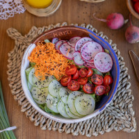 Ensalada orgánica grande