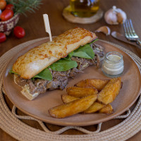 Desmechado de carne con chips