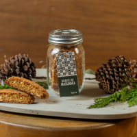 Biscotti de macadamia frasco