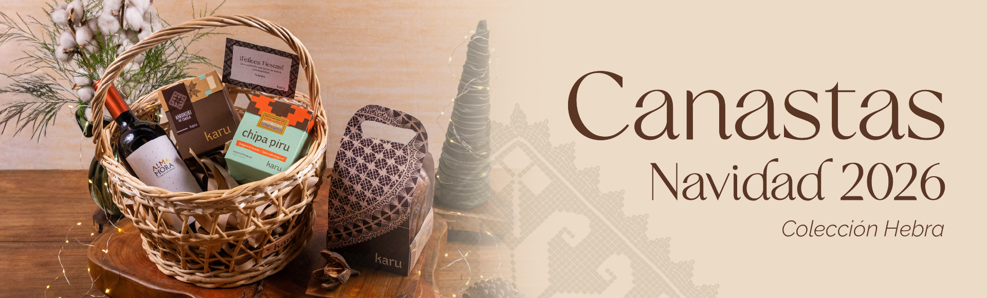 canastas de navidad Karu